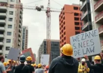 protesto construção civil João Pessoa