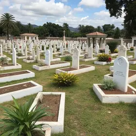 manutenção e limpeza em cemitérios públicos