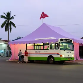 tenda lilás