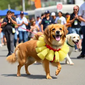 desfile de cães