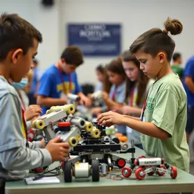torneio de robótica em João Pessoa