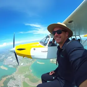 volta ao mundo em monomotor
